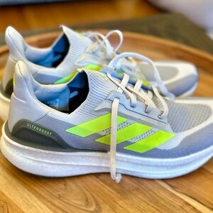 Adidas Ultraboost 5X Grey/Lucid Green Sz 13 New w/out box